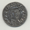 Aethelred II coin Long Cross type obverse