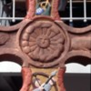 10. Ruthwell Cross (east face): cross-head showing relation between panels above and below transom: