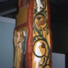 17: Ruthwell Cross (north face, overlapping onto east face): inhabited vine-scroll.