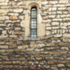 Anglo-Saxon window in west wall of transept