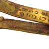 Gold strip with inscription