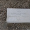 Grave marker of Justus
