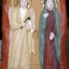 15. Ruthwell Cross (east face), lowest panel: The Annunciation.