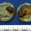 Pair saucer brooches, reverse