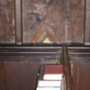 Leper's Squint or Holy Water Stoup from the interior, Greensted Church