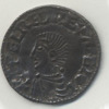 Aethelred II  coin Long Cross type obverse