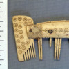 Bone comb, Sutton Courtenay, close-up